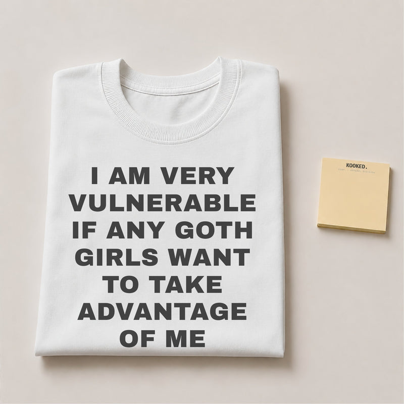 I am Very Vulnerable Tee — mockup 2