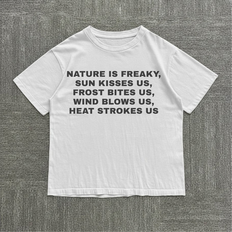 Nature is Freaky Tee — mockup 1