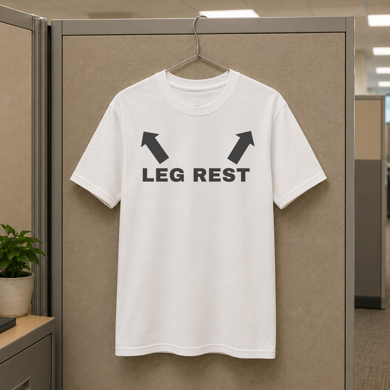 Leg Rest Tee — mockup 3